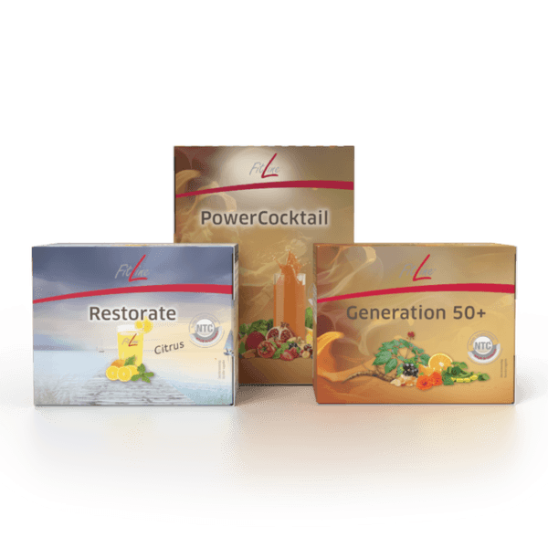 Optimal-Set 50+ EA (PowerCocktail + Restorate Citrus + Generación 50+)
